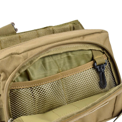 Tactical 2 Banger Bag Messenger Range Bags Quick Release Carryall AR15 M4 Magazine Pouch Crossbody Shooting Hunting Gear