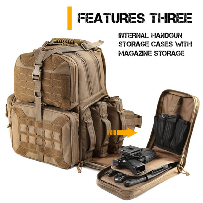 Tactical Backpack Bag-Coyote